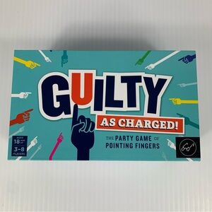 Guilty As Charged! The Party Card Game of Pointing Fingers 100% Complete 2016